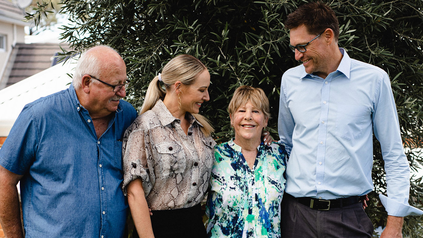 Valerie with her family