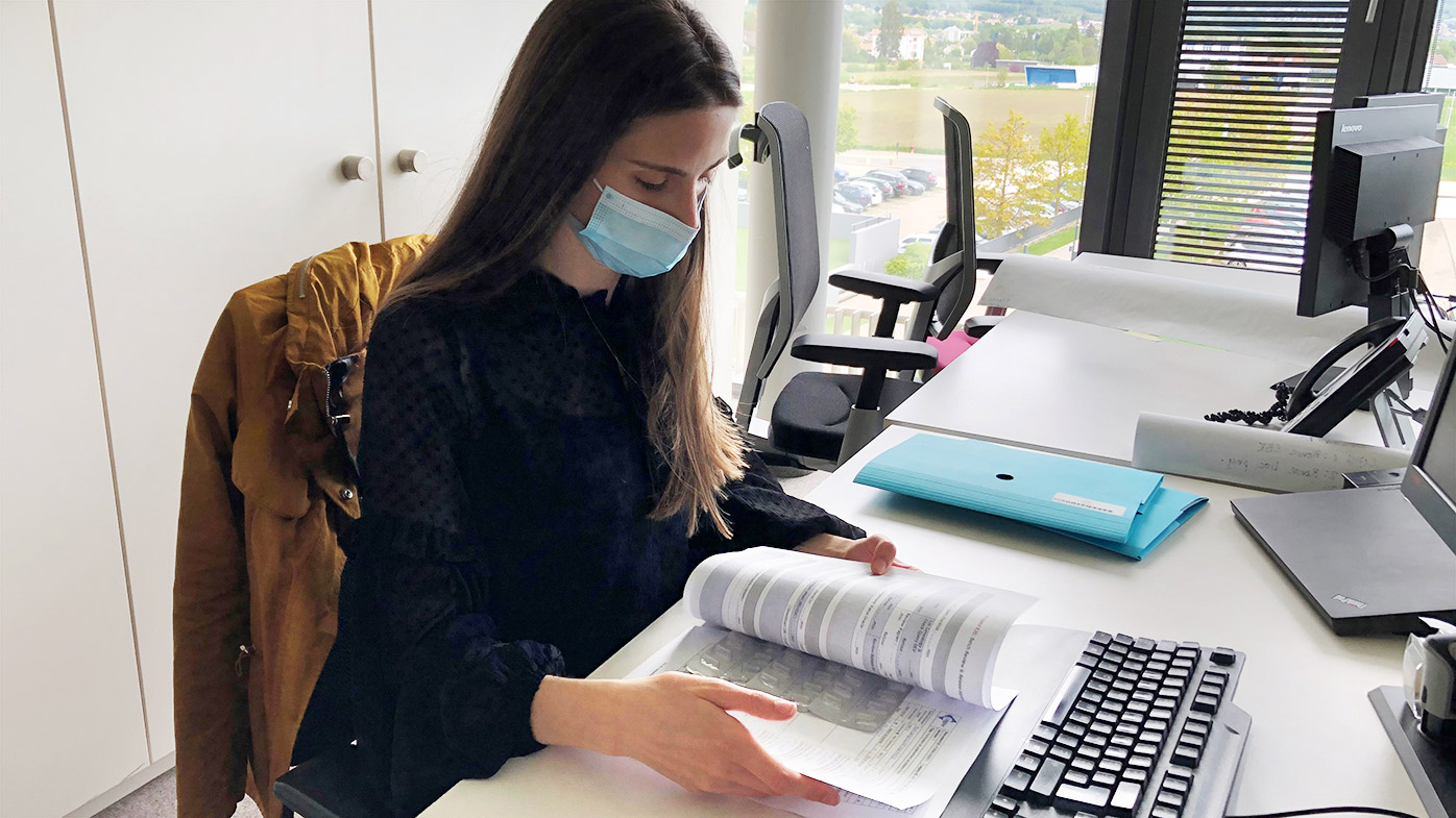 Catarina Goncalves, Senior Specialist del reparto Quality Assurance, Boudry, Svizzera