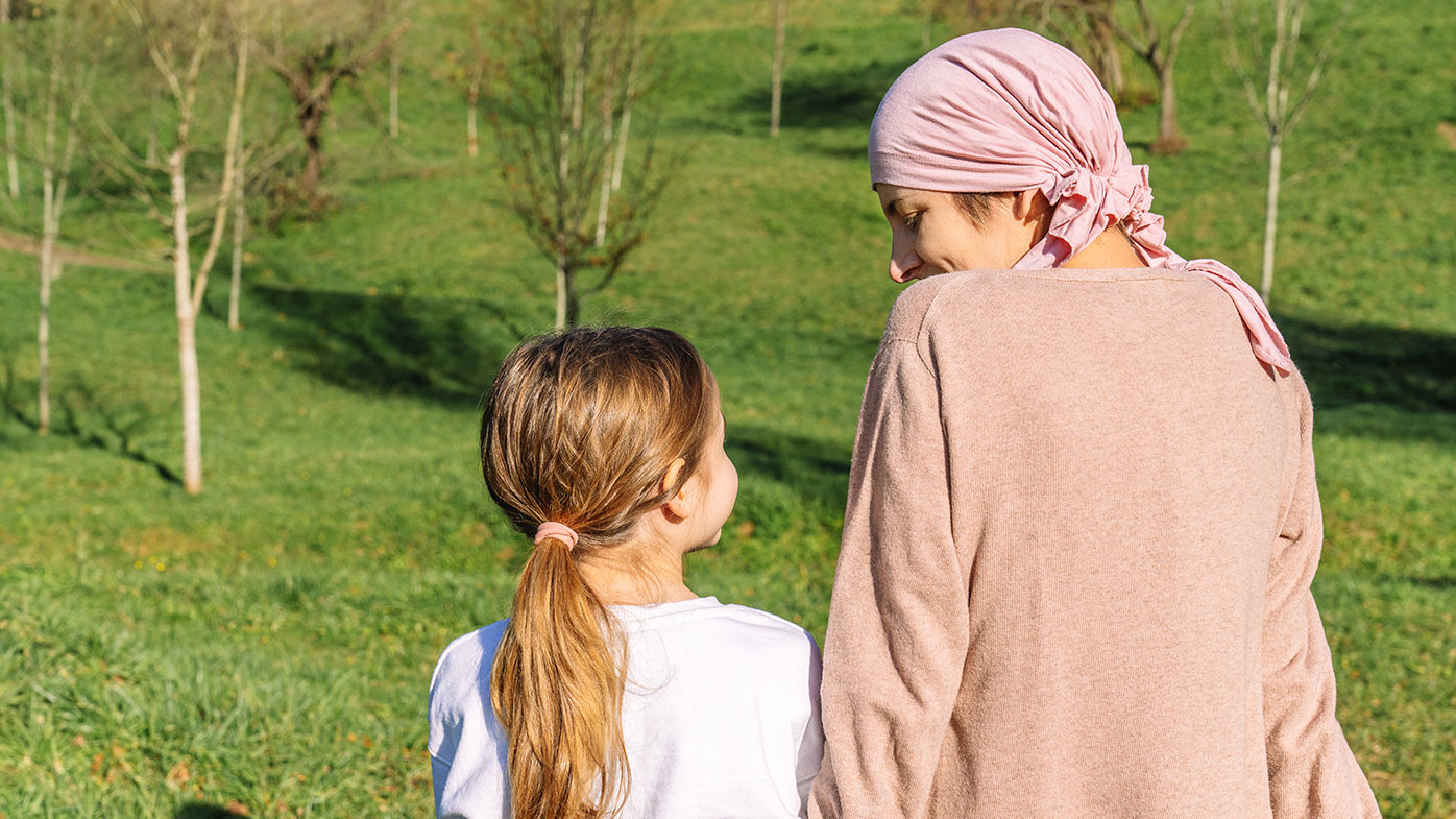 woman with daughter